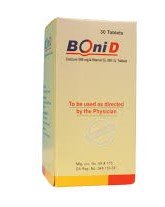 BOniD Calcium 500mg & Vitamin d3 200I.U. Tablets